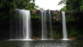 Beautiful Waterfalls in Pakse , Laos